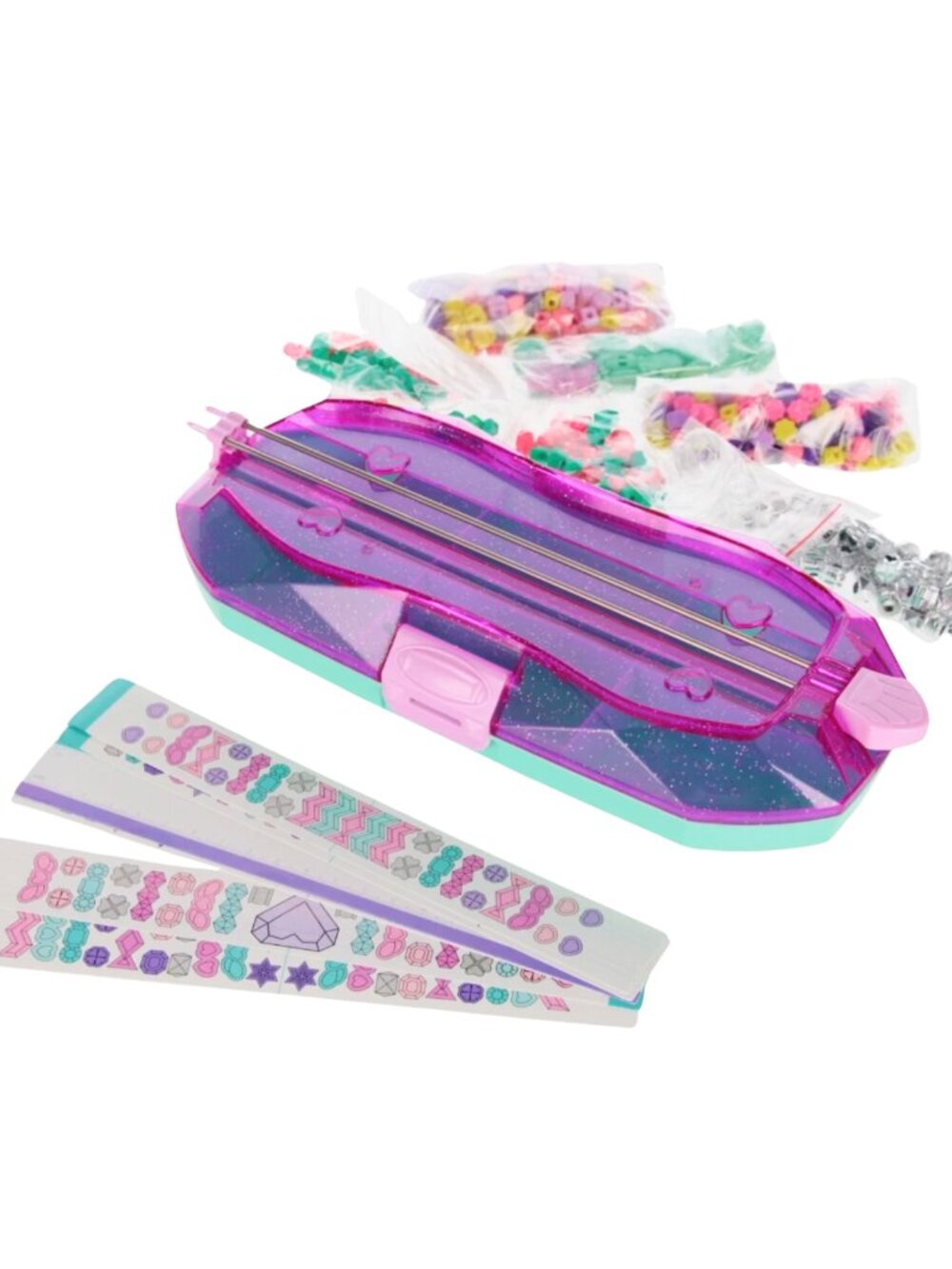 DIY Bead Bracelet Making Kit for Kids, Arts & Crafts Jewelry Design Activity Set - Picture 8 of 14